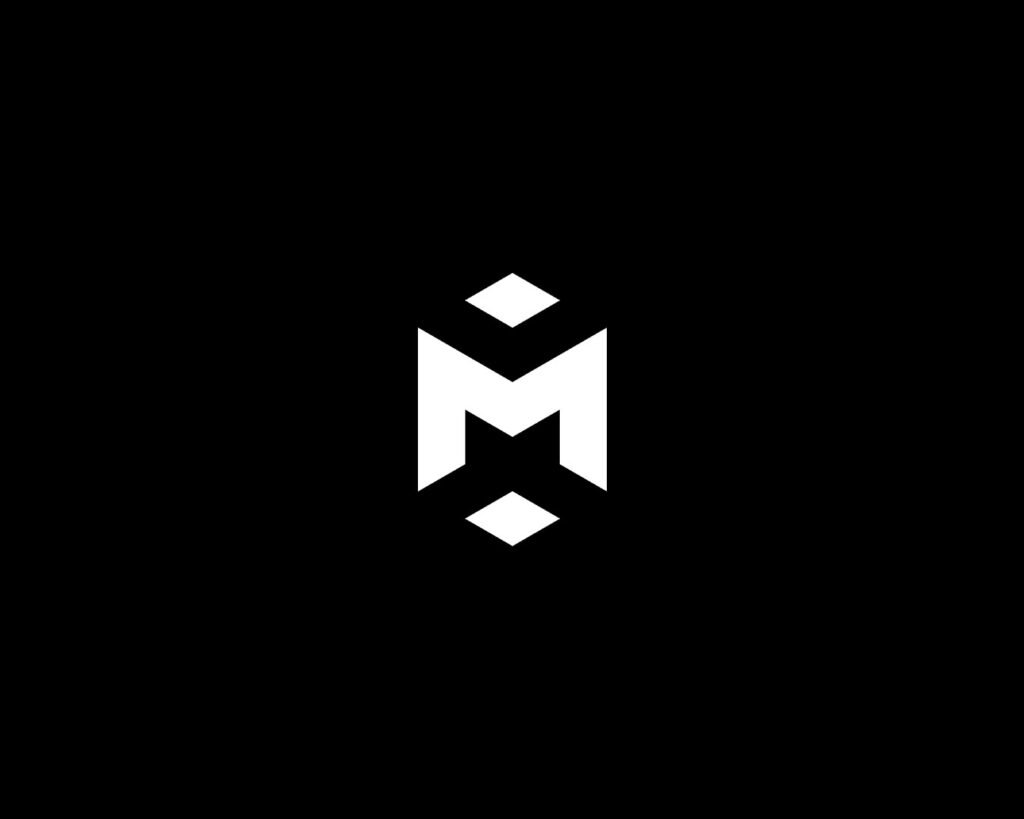 Malve logo with black background